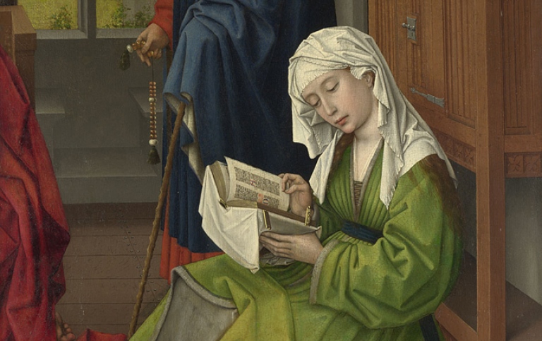 Maria Magdalena läser av Roger Van der Weyden 